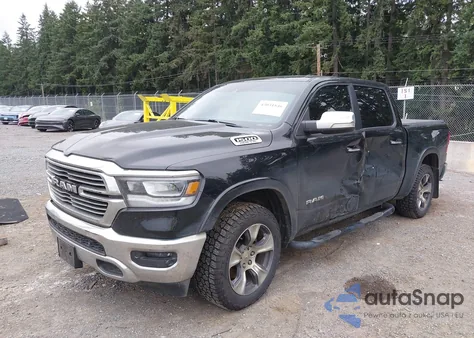 2019 Ram 1500 Laramie 4X4 5'7 Box from USA, damaged, VIN 1C6SRFJT6KN504902